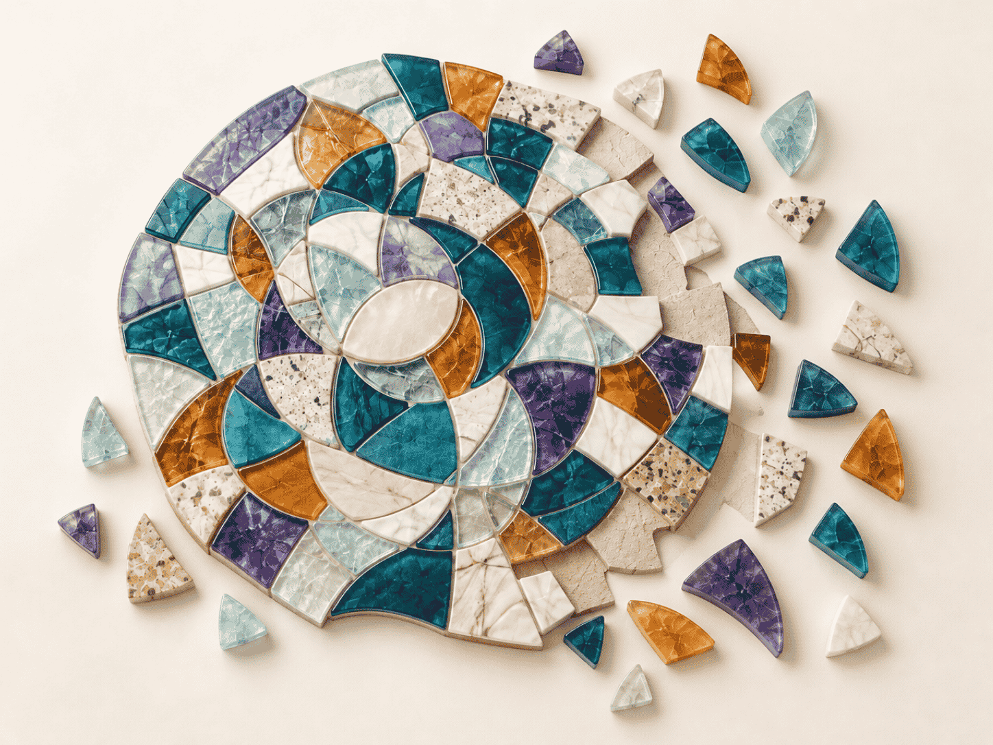 Mosaic representing the Fortivion Labs systemic health approach