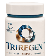 TRIREGEN™ supplement to support recovery by Fortivion Labs bottle-front.